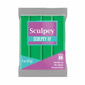 Sculpey III Oven-Bake Clay (2oz bar) - Emerald